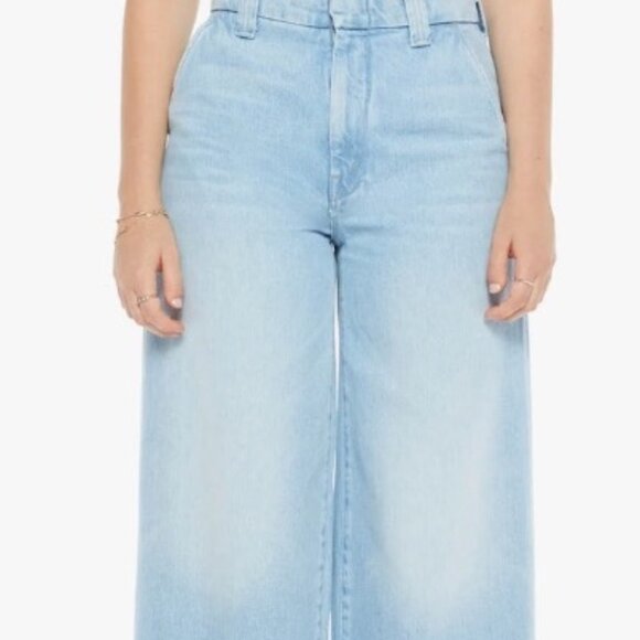 Mother Snacks! The Lunch Money Sneak Wide Leg Jeans - Picture 2 of 8